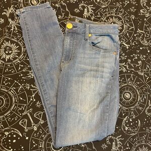 1822 Denim Blue Skinny Jeans with Stretch